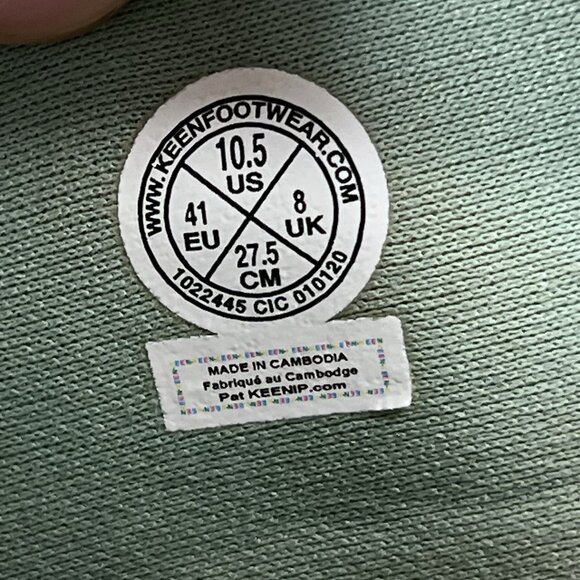 KEEN Terradora II Women Size 10.5 Toe Post Sandal Light Gray/Ocean - Picture 8 of 8